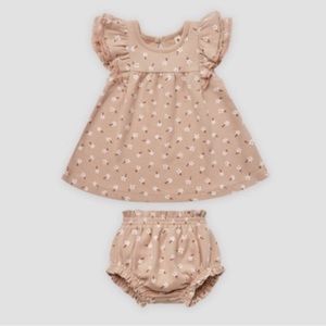 Quincy Mae Bloomer Set Floral 12-18 months